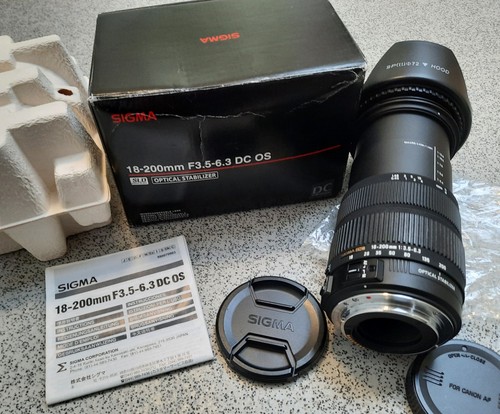 Sigma objektiv 200 mm - 18–200,