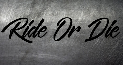 Aufkleber ride die - ride, decal
