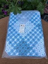 sehr schöne Retro Bettwäsche Donau blau Blumenmuster 2tlg. EVP DDR NEU OVP