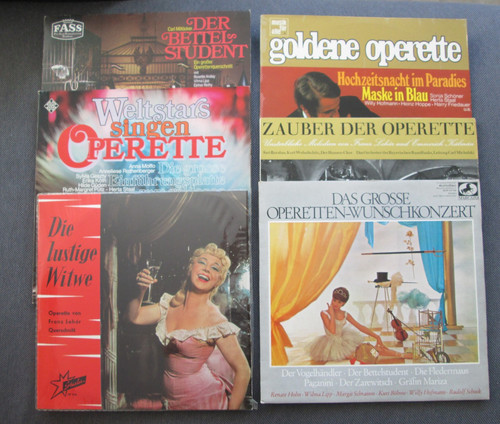Vinyl operette in guter - x,