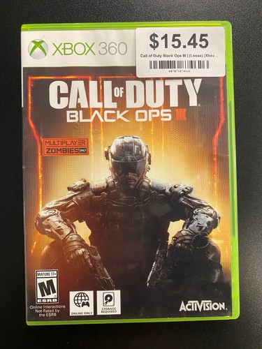 Call duty black ops xbox - black, 3