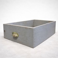 Alte Vintage Holzschublade
