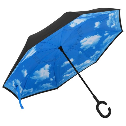 Regenschirm griff schwarz - c-griff,