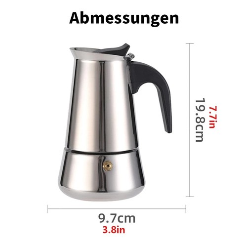 Espressokocher edelstahl - espressokocher,