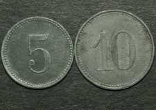 NOTGELD: 5 & 10 Pfennig 1917