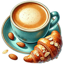 Wandtattoo Aufkleber Kaffee