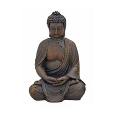 Buddha 30cm Gartendeko Braun