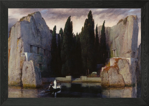 Die toteninsel iii gerahmtes - iii,