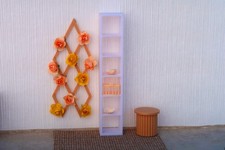 One by Six Cubic Bookshelves - 3D Printed 1:12 Scale Miniature Dollhouse Furnitu