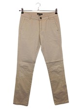 COMMA Damen Stoffhose Gr. 34/XS Beige Casual Chino Hose Baumwolle