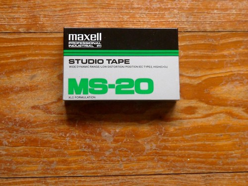 Maxell studio tape - maxell, ms-20