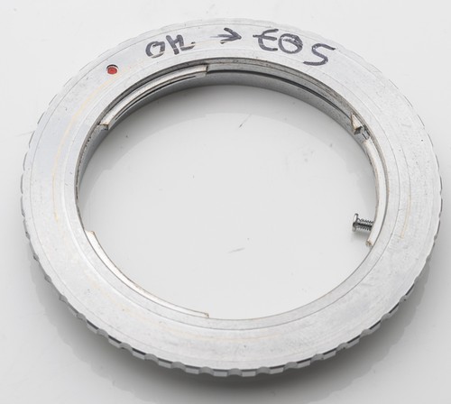 Olympus canon eos lens - om,