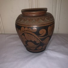 Terracotta Vase Painted Matte