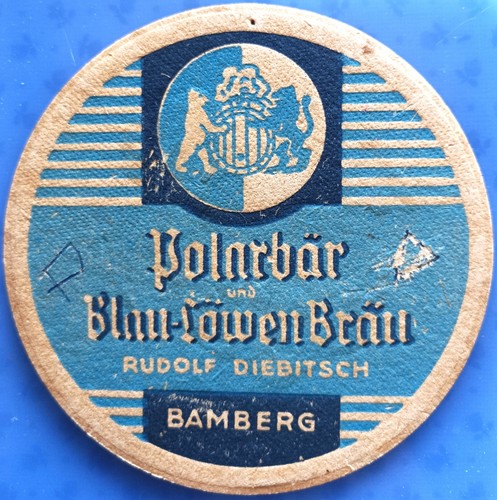 Alter bierdeckel polarbär und - bierdeckel,