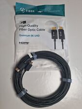 FIBBR 8K HDMI Glasfaserkabel 20M, 48Gbps 8K HDMI 2.1 Kabel/AOC Unterstützung