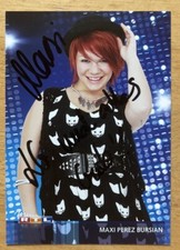 Maxi AK RTL DSDS Autogrammkarte original signiert