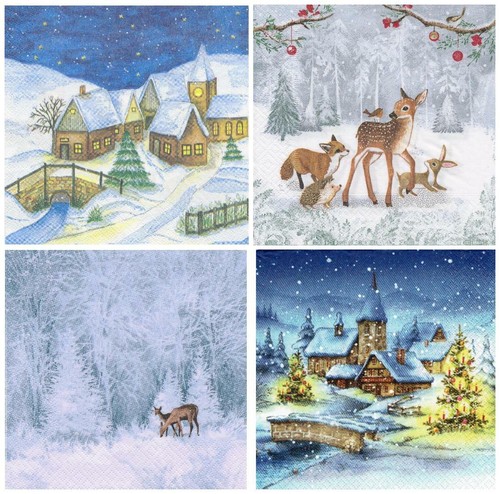 Design servietten winter - 4,
