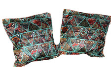 Kissenbezug Set Kissen Indien 43 x 43 cm Baumwolle-Leinen Bunt Muster