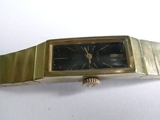 Damen Vintage elegante Armbanduhr Tasso Swiss Handaufzug Gold Farbe