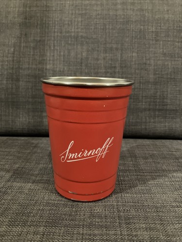 Smirnoff becher metall red - smirnoff,