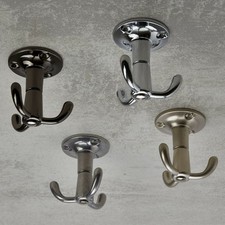 Drehhaken Unterbauhaken Garderobe Alu Haken Deckenhaken Dreifachhaken drehbar