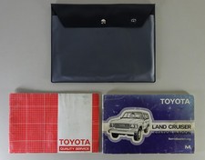 Betriebsanleitung / Scheckheft Toyota Land Cruiser Station Wagon J6 Stand 1985