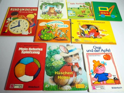 Vintage kinderbücher set - 9,
