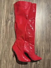 Pleaser Lack Overknee-Stiefel