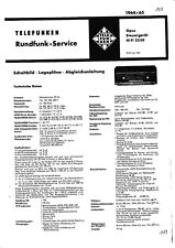 Service Manual-Anleitung für Telefunken Opus 2550 