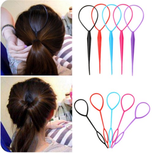Topsy tail hair braid - tail,
