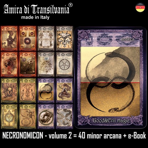 Tarotkartendeck necronomicon - tarotkartendeck,