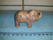 Edelsteinfigur Elefant klein+lila Speckstein  aus Sammlung