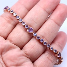 Edelstein 5 X 5 MM. Lila