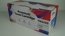 2x Toner TN-2420 Schwarz Hallolux TN2420 Doppelpack Twinpack
