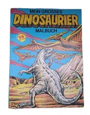 Dinosaurier Malbuch Urzeit Steinzeit IhrPlatz 80er 90er Malen Rätseln Dinos