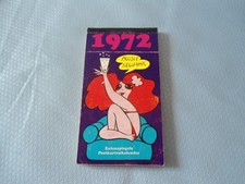 Eulenspiegel Kalender von 1972  Postkarenkalender  DDR  Zeit