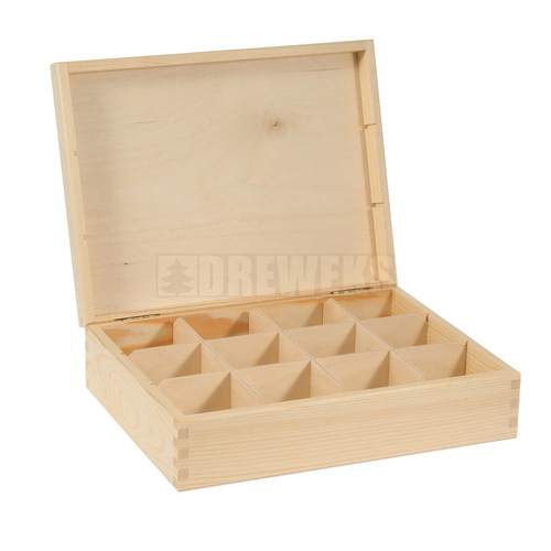 Große teebox schrank 12 - große,