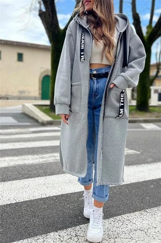 Damen lange mode sweat - lange,