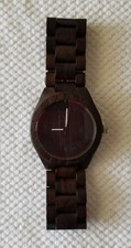 Uwood Dark Natural Wood Watch