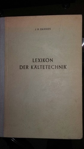 Lexikon der kältetechnik - der,