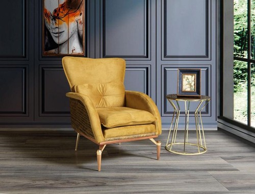 Sessel gelb modern design - sessel,
