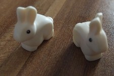 NEU! Lego® CITY — Hase ● Bunny ● Rabbit ● Tier ● Weiß 1 Paar ● 29685pb01