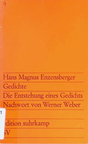 Gedichte die entstehung eines - gedichte:,