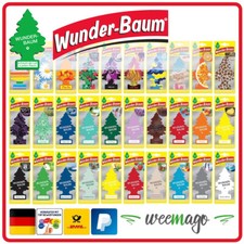 WUNDER-BAUM Lufterfrischer Duftbaum | VIELE DÜFTE | Auto Camper | 1 - 10 STÜCK