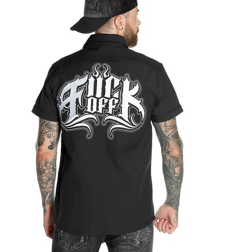 Hyraw punk goth - hemd,