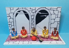 Zinnfiguren Vollplastische  The BEATLES Guru Gruppe 54 mm Top Handbemalte.