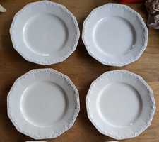 Rosenthal Classic Rose Maria Weiß 4 x Speiseteller Teller 24,5 cm