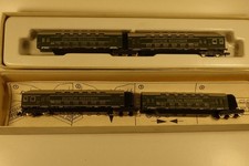 DDR GDR Spur N Modelleisenbahn, Doppelstockwagen 5/4137 und 5/4138 in OVP