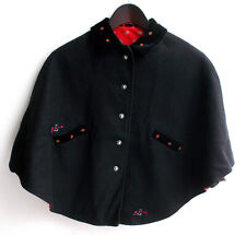 Kinder Trachten Cape schwarz m. Samtbesatz Gr. 116 v. Haidegger