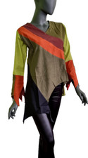 Damen Top Ethno Nepal Hippie